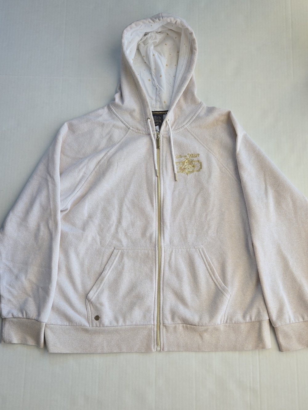 Disney Wish Inagural Sailings Women's Mickey Embroidered Hoodie XL